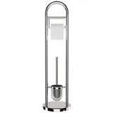 RIDDER WC-Bürstengarnitur Jundah Silber