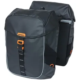 Basil Miles Doppeltasche 34 l schwarz/orange