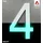 Alpertec Hausnummer 32270540 Blau