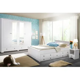 OTTO home Nachtschrank Hugo 44 x 38 x 50 cm Weiß