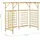 vidaXL Pergola für 3 Mülltonnen Kiefernholz Imprägniert