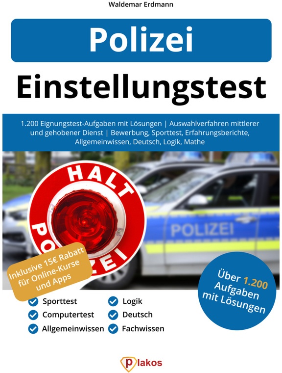 Einstellungstest Polizei - Waldemar Erdmann, Gebunden