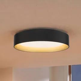LINDBY Gracjan 1-flammig rund schwarz/gold
