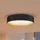 LINDBY Gracjan 1-flammig rund schwarz/gold