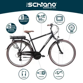F.lli Schiano E-Ride 2023 28 Zoll RH 48 cm schwarz