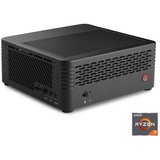 CSL Mini-PC »X300 / 5700G / 32 GB / 2000 GB SSD«, schwarz