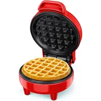 Mini-Waffeleisen für Belgische Waffeln, kleines klassisches Waffeleisen, ideal für Kindergeburtstage, Familienfeiern, Ostern oder Weihnachten, süßes