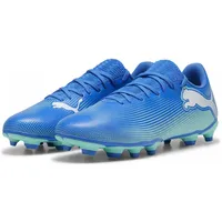 Puma Future 7 Play Herren Gray Skies-Elektro Purple-Fizzy Apple-Puma White 41