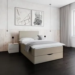 Boxbett Ace ca. 120x200 cm Beige mit Topper