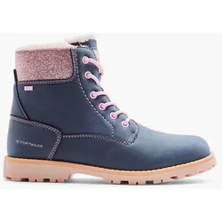 Schnürboots - Damen - navyblau