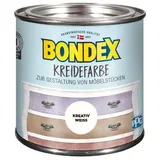 Bondex Kreidefarbe Kreativ Weiss - 0,5l, leichte Verarbeitung, verschiedene Farben