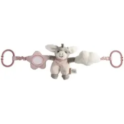 STERNTALER 6622318 Kinderwagenkette Esel Emmi Girl in rosa