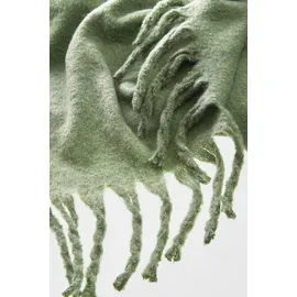 Schöner Wohnen Wohndecke Plenty grün ¦ Synthetik ¦ Maße (cm): B: 140