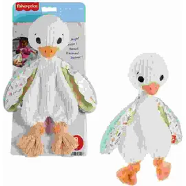 Fisher-Price Schmusegans 25 cm Blau/Orange/Weiß