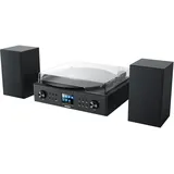 Karcher MC 8000DI Kompaktanlage DAB+ Radio Internetradio, Bluetooth, Schallplattenspieler) schwarz