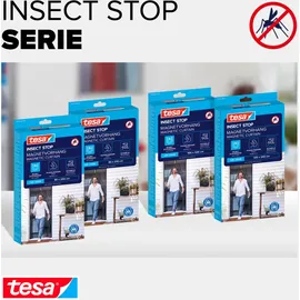 Tesa Insect Stop Magnetvorhang 90 x 210 cm Anthrazit