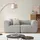 [en.casa] Modular Sofa Bouclé 2-Sitzer Grau
