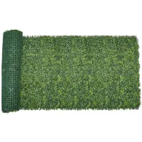 Vevor Künstliche Pflanzenwand, 3000x1500x40 mm, Mailänder Gras, Buchsbaumpaneel für Dekoration im Innen- & Außenbereich & Efeu-Zaunbedeckung, Sichtschutz-Hintergrundwand, Heckenschirm für den Garten