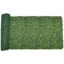 Vevor Künstliche Pflanzenwand, 3000x1500x40 mm, Mailänder Gras, Buchsbaumpaneel für Dekoration im Innen- & Außenbereich & Efeu-Zaunbedeckung, Sichtschutz-Hintergrundwand, Heckenschirm für den Garten