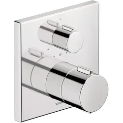 Duravit Thermostatarmaturen Thermostat Unterputz Set, 1 Verbraucher, eckig, Badarmaturen, chrom hochglanz