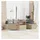 vidaXL Garten-Lounge-Set 6-tlg. beige