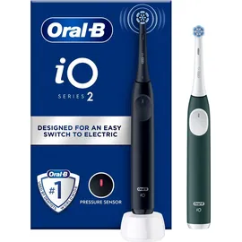 Oral-B iO Series 2 Night Black + 2. Handstück Forest Green