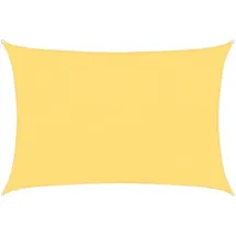 vidaXL Sonnensegel HDPE Rechteckig 4x6 m Beige