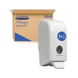 Kimberly-Clark Aquarius Seifenspender 1 x wandmontierter Seifenspender, weiß