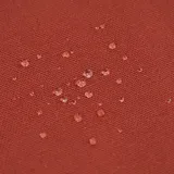 SCHÖNER LEBEN. Canvas Baumwollstoff Waterproof wasserabweisend Uni Terracotta 1,40m Br