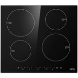 Midea Induktionskochfeld autark KI400IX, 4 Kochfelder, Touch Control, Booster, 60 cm rahmenlos