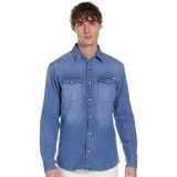 JACK & JONES Jeanshemd Shirt L/S Blau XS