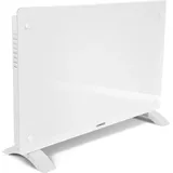 VONROC Elektroheizung, Konvektor-Heizung - Energiesparende elektrische Heizung - Weiß/Grau/Schwarz