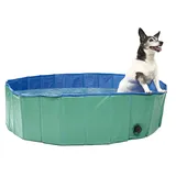 Pet Mania - XL Faltbares Hundepool, Planschbecken, Badewanne (120X30cm) - Premium PVC mit Verstärkten Oxford Wänden - für Hunde & Kinder