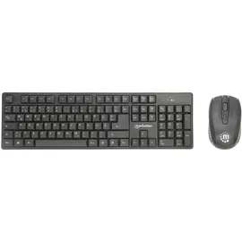 Manhattan Wireless Multimedia Tastatur DE Set (178990)