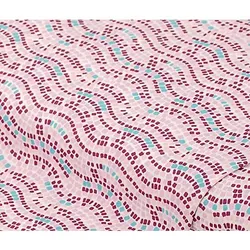 Baumwollstoff Mosaik-Welle "Mona", rosa-color