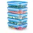 Emsa Clip & Close rechteckig blau 0,8 l 5-teiliges Set