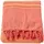 Homescapes Morocco Tagesdecke 225 x 255 cm Orange/Terracotta gestreift