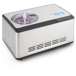 Dolce Bacio Eiscremebereiter Kompressor 2l LCD-Display Touch Edelstahl