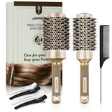 luxuskollektion Rundbürste Wildschweinborsten Haarföhnen Volumen&Glanz 53&43mm