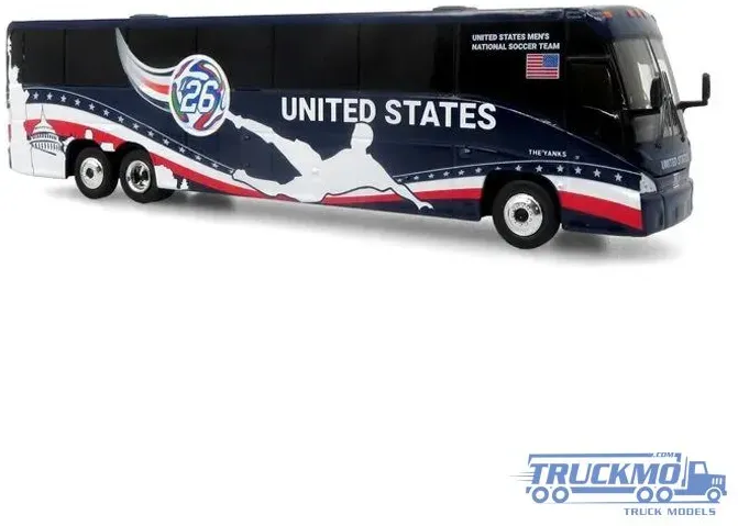 Iconic Replicas World Cup USA National Team MCI J4500 Coach Bus IR-0715