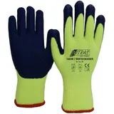 Nitras Arbeitshandschuhe Winter Blocker Winter-Thermohandschuhe, gelb, Größe L, 12 Paar