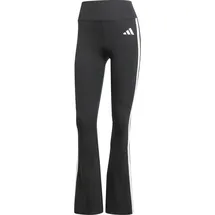 adidas Optime Essentials 3-Streifen Flared, Damen Tights, schwarz - M