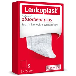 Leukoplast Leukomed Steril 5cm x 7,2cm 5 St Verband