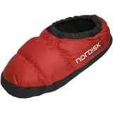 Nordisk Mos Down Hausschuhe - Ribbon Red - EU 31-34