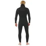 Rip Curl Dawn Patrol 5/4 Mm Langarm-neoprenanzug Mit Kapuze Und Brustreißverschluss - Black - M