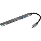 Bakker Elkhuizen BakkerElkhuizen USB-C Hub 7-in-1 3A+4C