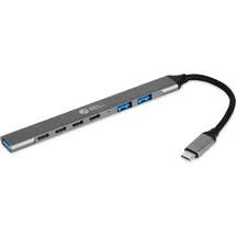 Bakker Elkhuizen BakkerElkhuizen USB-C Hub 7-in-1 3A+4C