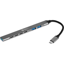 Bakker Elkhuizen BakkerElkhuizen USB-C Hub 7-in-1 3A+4C