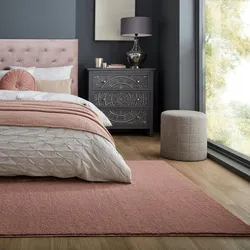 Kadima Design Samtweicher Teppich `Tummel` – 100% Recycelt – Strapazierfähig & Umweltfreundlich. Farbe: Rosa, 160x230 cm