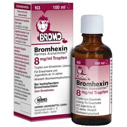 Bromhexin Hermes Arzneimittel 8 mg/ml Tropfen
